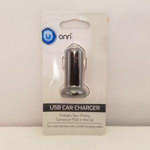 ONN ONA13WI540 USB Car Charger Input 12-24V DC Output 5V DC 1